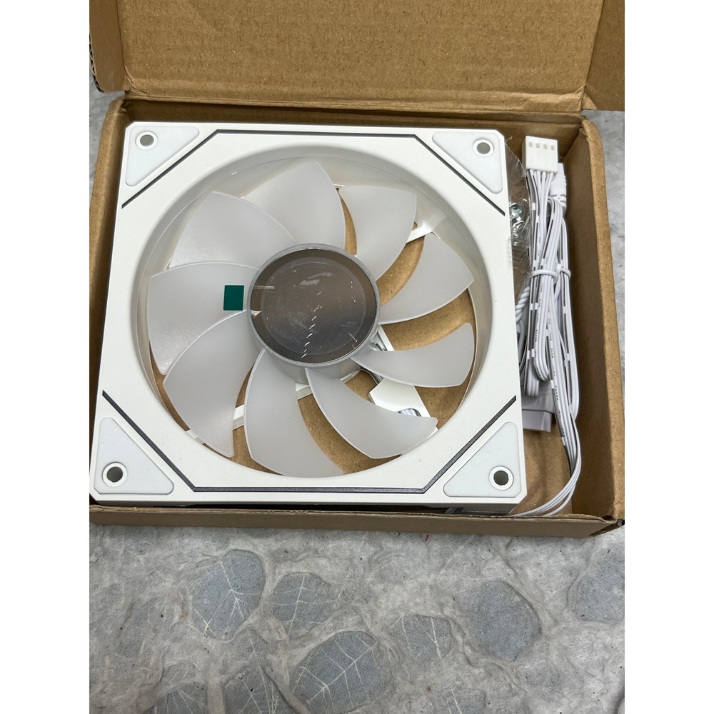 LJ-4Pro 120mm Computer Cooling‎ Fan 12V DC White PC Case Fan 120x120x25mm